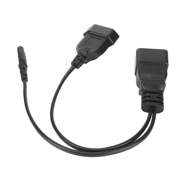 IEC320 C20 till IEC320 C7 EU-kontakt hona Y-splitteradapterkabel för professionell dator HDTV