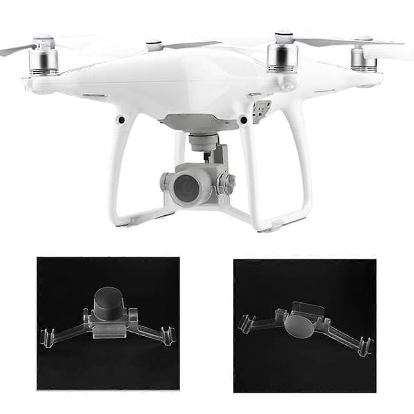 Gimbaalin vakauttimen lukitus Phantom 4 -dronekameran linssinsuojukseen