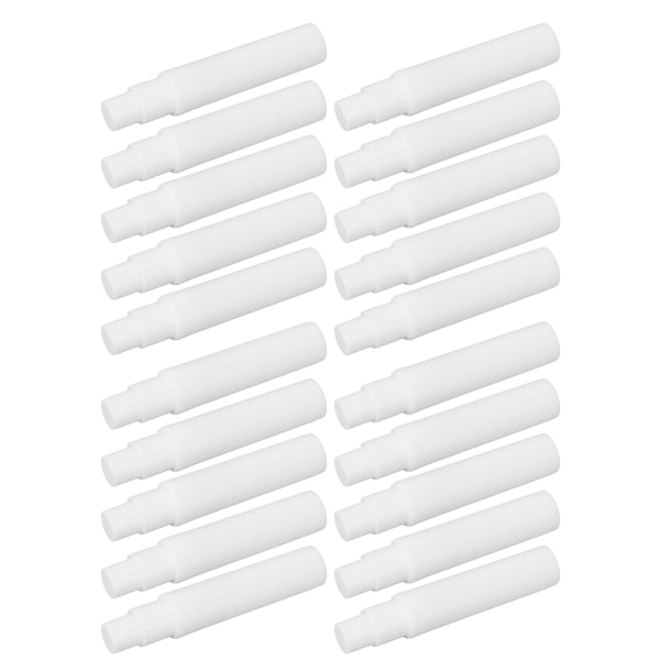 20st Mini Sprayflaska 5ml Vit ABS Fine Mist Återfyllbar tom Sprayflaska för parfym