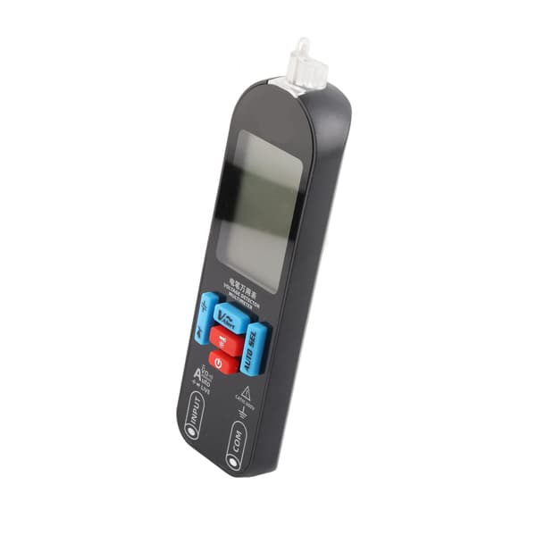 Digitalt multimeter med automatisk områdevalg, LCD-display, spændings- og kapacitetstester, modstandsmåler
