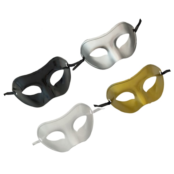 12 stk. Maske for Maskerade - Plast - Halvmaske - Ergonomisk - Kostyme - Fantasimaske - Til Fester - Kvinner - Menn - Blandet Farge