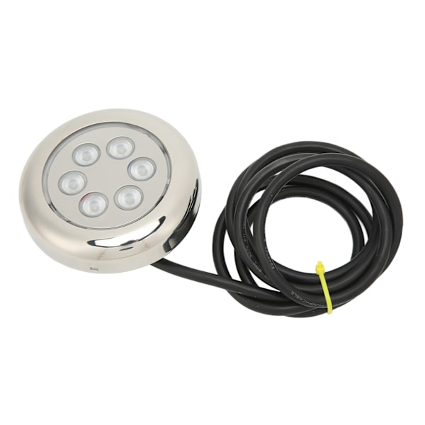 3,5 tommers LED undervannslys overflatemontert IP68 vanntett 12V-24VDC for yacht marinebåt RGB 7,5W