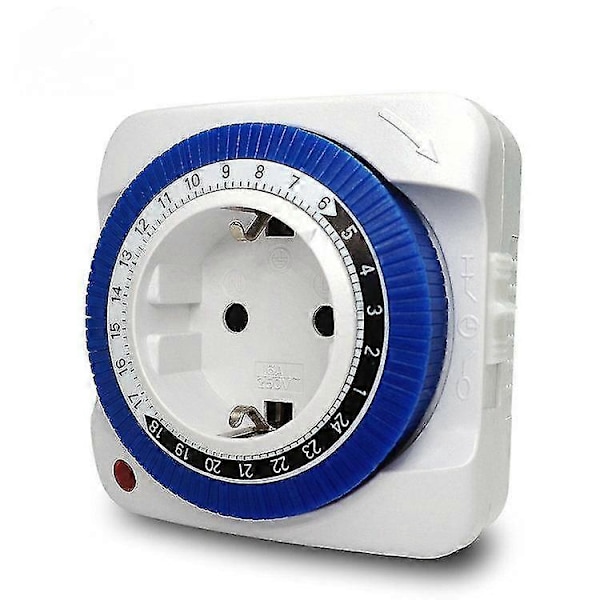 24-timers Elektrisk Uttak Mini Timer, Mekanisk Segment, For Å Spare Energi