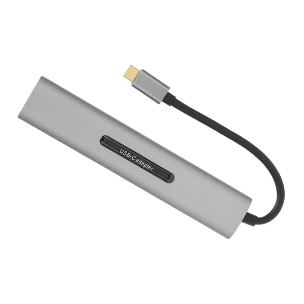 9-i-1 Type-C dokkingstasjon Type-C til HD multimedia-grensesnitt/VGA/USB3.0/PD-adapter