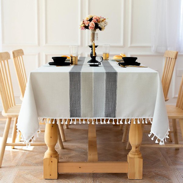 Rektangulær duk for spisestue kjøkken dekor, 140cm x 260cm, elegant og søt for kjøkkenbord dekorasjon