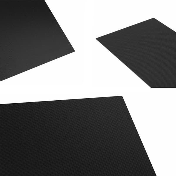 1PC Fleksibel Korrosionsbestandighed 3K Kulfiberplade Laminatplade Panel