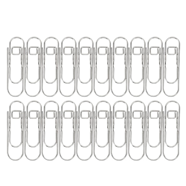 20 stk. metalpenneklips, galvaniseret, rustfrit, multifunktionel penneholderklips, papirclips, kontorartikler til notesbøger
