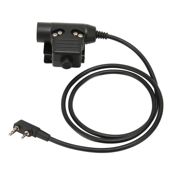 U94 PTT System Military Adapter 2 Pins 3,5 mm Headset Adapter for Baofeng Series Walkie Talkies