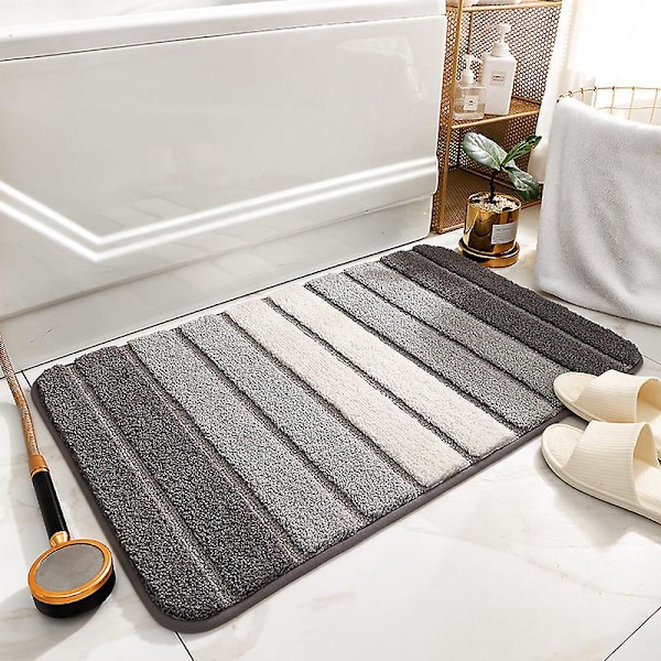 Halkfri Badrumsmatta, Extra Mjuk Badrumsmatta, Maskintvättbar, Vattenabsorberande, 40 x 60 cm Halkfri Badrumsmatta, Extra Mjuk Badrumsmatta, Maskintvättbar