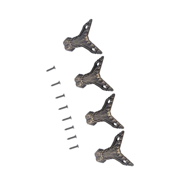 12 stk. smykkeskrinben Antikk elegant utseende Premium legering Solid Slitesterk Rustfri trekasseben