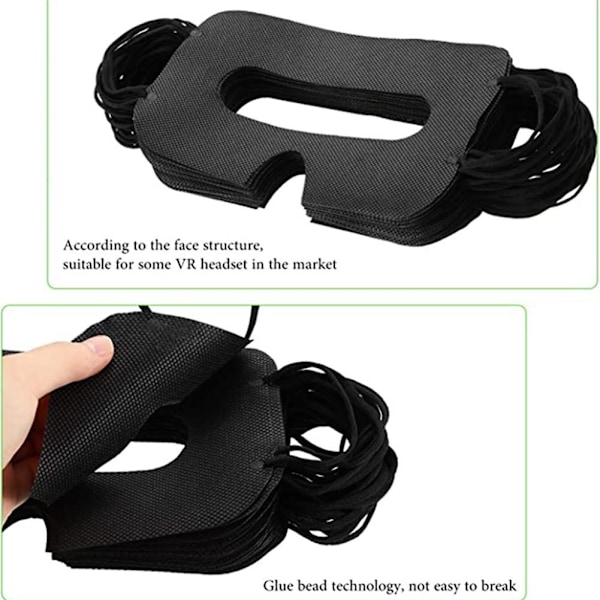 Engångs 3D VR-skyddskuddar Nonwoven Universal Eye Pad för VR Engångs VR-ögonlappar