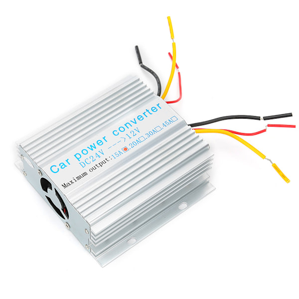 180W DC 24V til 12V Bilstrømomformer Transformator 15A Trin Ned Regulator Strømforsyning