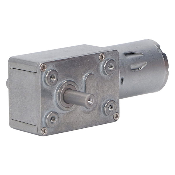 DC 12V Hastighedsreducerende Motor Alle Metal Dual Shaft Worm Gear Motor 4632-370 23rpm - 1 stk.