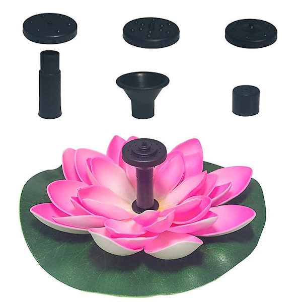 Floating Lotus Leaf Fountain for Bird Bath, Pond, Pool, Fish Tank, Aquarium, and Outdoor Use