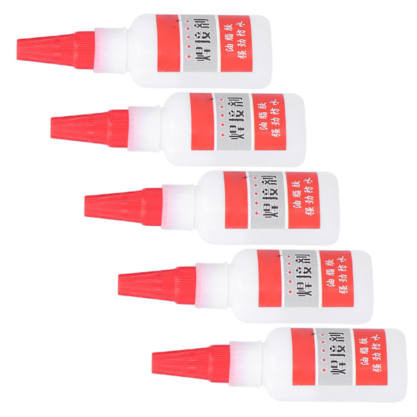 5 stk. 50 ml Super Oily Limsvejselim til Metal Træ Keramisk Reparationsklæbemiddel DIY Håndværkstilbehør