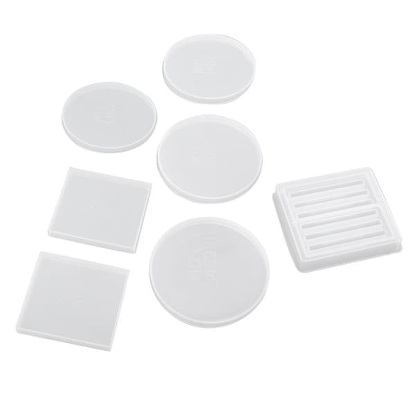 7 stk silikonform Unik utsøkt design Elastisk Enkel avforming Form Håndverk for DIY-laging av dalbaner Base