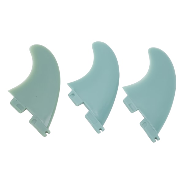 3 stk. Surfebrettfinner PVC Surfing Thruster Fin Set for Longboard Paddleboard Haletilbehør