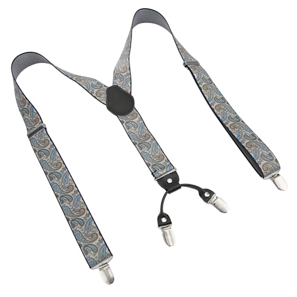 Herres seler 1,4x45,3in robuste holdbare metalclips Y-ryg stor komfort justerbare herre seler til voksne