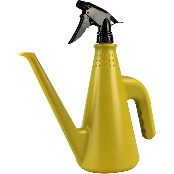 Muovinen kastelukannu, tyhjä kasvien sumutin, kukkien kasteluletku pitkällä suuttimella sisä- ja ulkokäyttöön, kotiin, puutarhaan, kasteluun (850 ml)