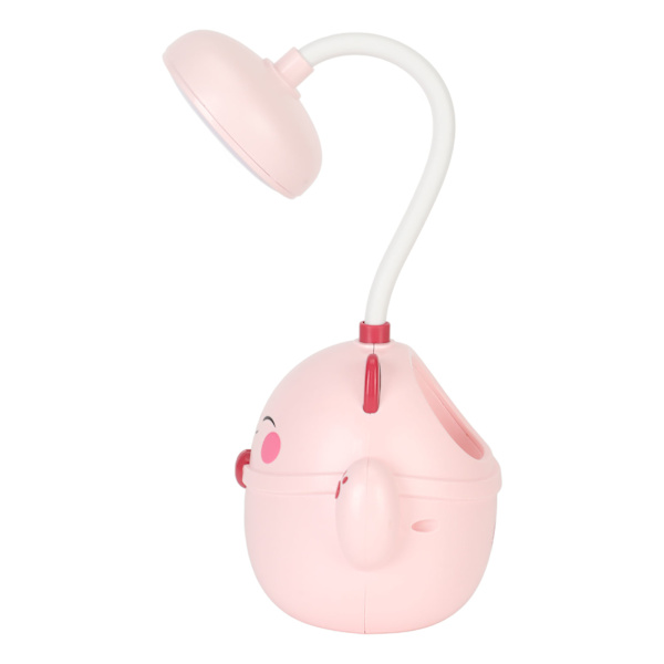 Sød skrivebordslampe Bærbar Natlampe Bærbar Foldbar Lys USB Genopladning LED-lys Øjenbeskyttelse Læselampe Pink