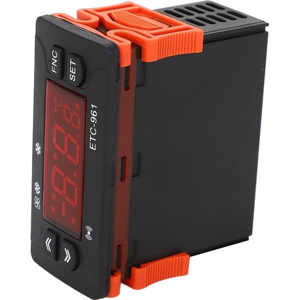 Digital frysetemperaturregulator, køle-/afrimningstermostat 230VAC Fahrenheit/Celsius display