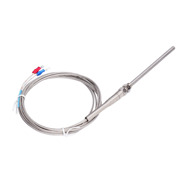K Typ Temp Termoelement Temperatursensor Termisk Sond Rostfritt Stål 0~600℃ WRNT‑187 Vanlig Typ 4 Meter