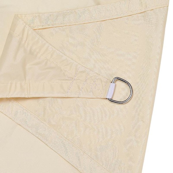 Markise solsejl PES vindfang UV-beskyttelse 3*3*4,3m