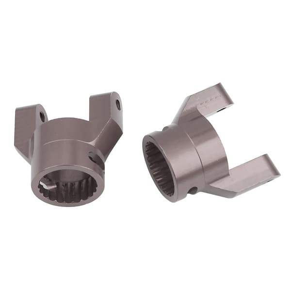 C-navbholder i aluminiumslegering for AXIAL AX90056 Jeep Wrangler (titaniumgrå)