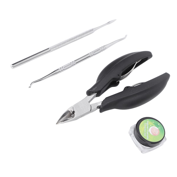 Inåtväxande tå Nagelkorrigeringsverktygssats Set Inåtväxande tång tånagellyftare Single Head File Set