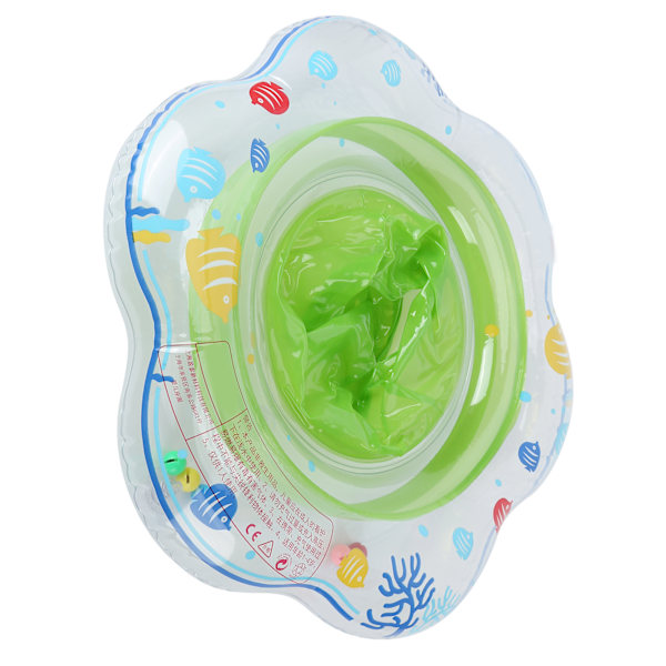 Baby Simring Flotter Spädbarn Pool Flotter med Säkerhetssäte för Pool SimträningGrön
