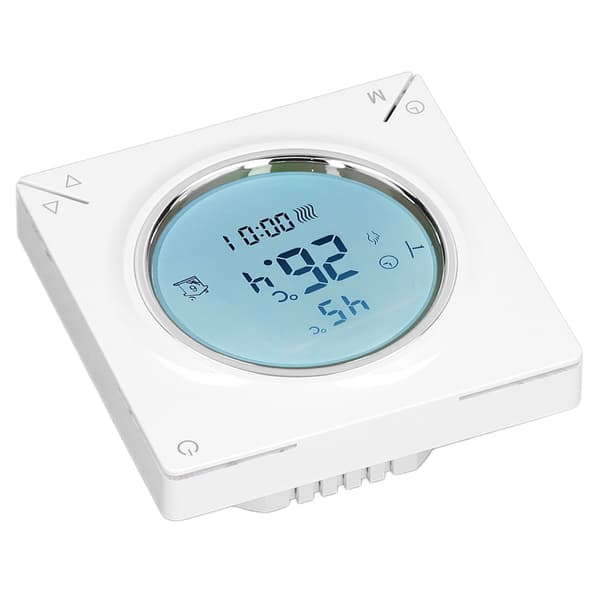 Termostat NTC-termistor LCD-skärm Hög noggrannhet Intelligent kontroll Infälld temperaturregulator AC220V