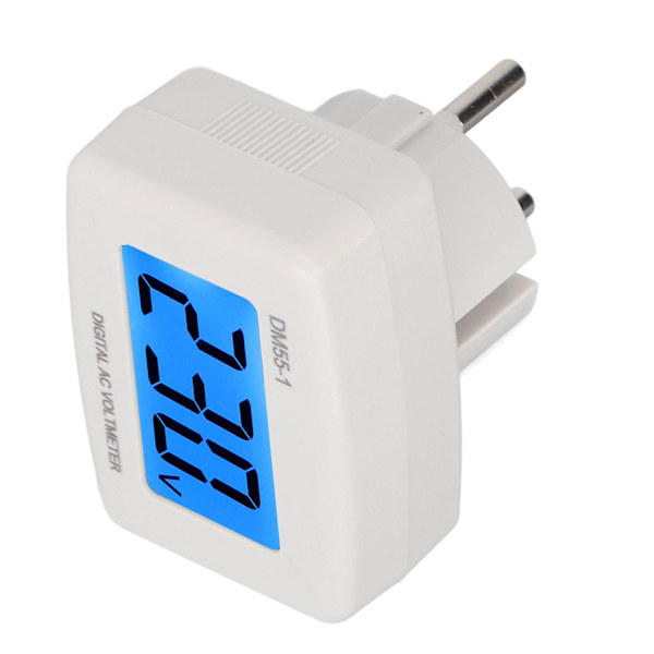 DM55‑1 Digital Voltmeter Lättläst LCD Digital Spänningsmätningsmonitor för Hem 100‑300V