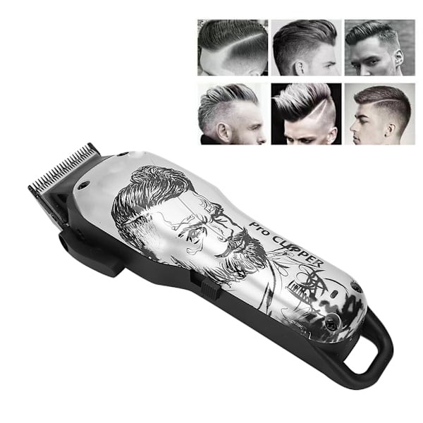 Hårklipper USB Genopladelig Professionel Elektrisk Klipper Hår Trimmer til Salon EU Stik 110-240V