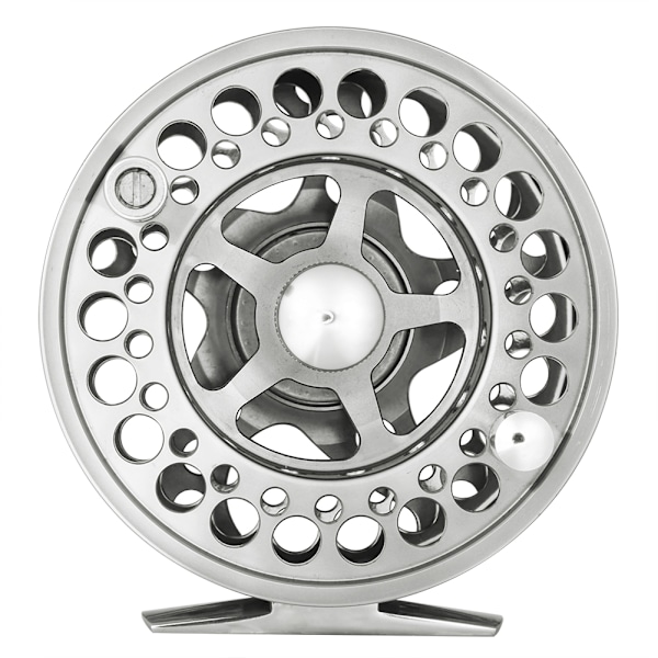 Nytt Silver 95MM 7/8 CNC-bearbetad aluminium 2+1BB flugspöle fiskerulle tillbehör