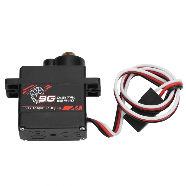 S0009M 9g Metal Gear Digital Servo Passar för 1/24 RC Fixed Wing Duct Plane Car Båt