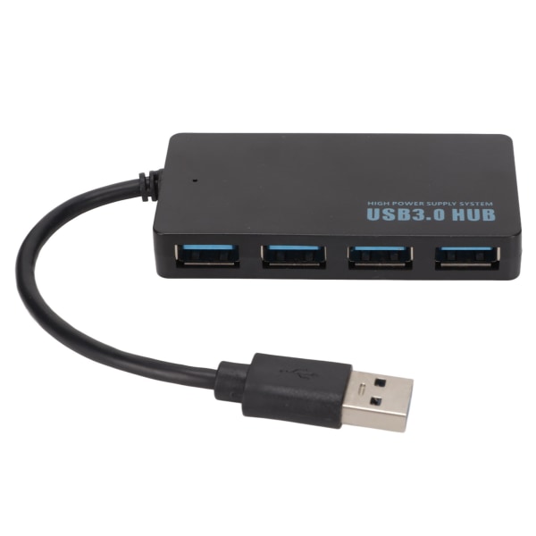 USB Hub 3.0 ultratynn bærbar 4 porter 5 Gbps høyhastighets stabil dataoverføring docking hub