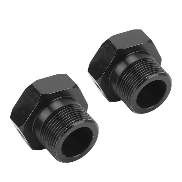 2 kpl RC alumiininen pyörän kuusiokolokeskiö 24mm alumiiniseos vakaa RC 24mm pyörän kuusiokolokeskiö ARRMA 1/5 Outcast Kraton 8s musta