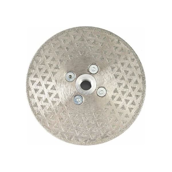 Diamantskære- og slibeskive 115 mm x M14 galvaniseret savklinge til sten, marmor, granitfliser