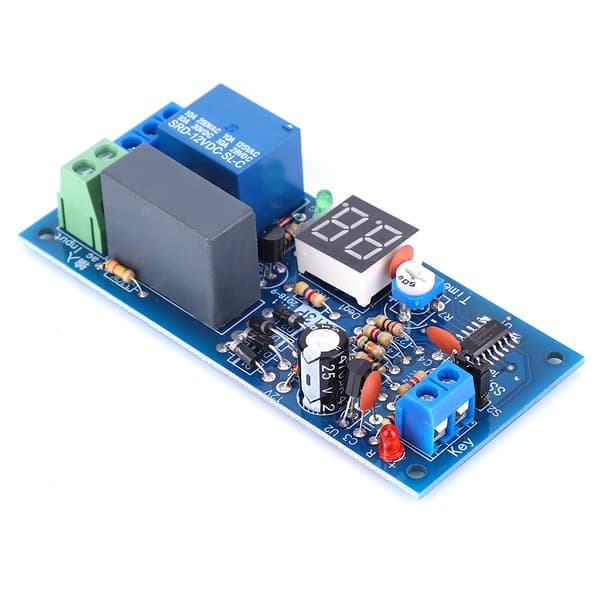 220V AC forsinkelsestidsrelémodul 1-99 sekunder/1-99 minutter tidsområde
