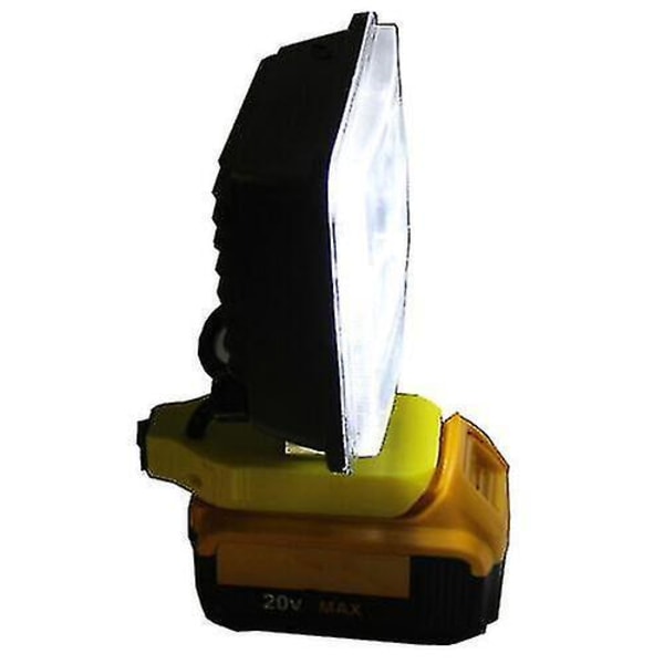 Kraftig 204w LED arbeidslys - Lys 8600 Lm lommelykt for Dewalt XR 18V/20V litium batteri 4 tommer