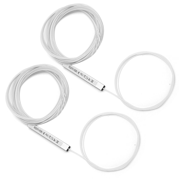 2 stk PLC-splitter, bar fiber uten kontakt, enkeltmodus, strømstyring, datamaskintilbehør (1 x 8)