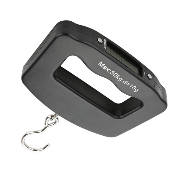 50kg/10g Bärbar Digital Precise Mini Fish Hook Våg Elektronisk bagagehängande vikt