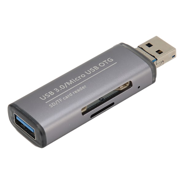 Minneskortläsare 5 Gbps överföringshastighet 3 i 1 USB Typ A 3.0 Hane Micro USB Storage Card Reader