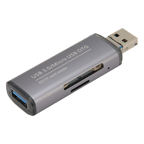 Muistikortinlukija 5Gbps siirtonopeus 3 in 1 USB Type A 3.0 uros naaras Micro USB -muistikortinlukija