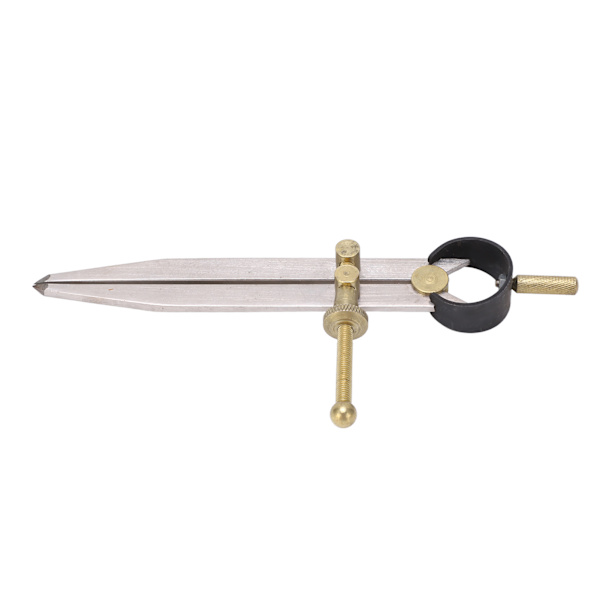 Vinkelhake med hög precision, rostbeständig, justerbar, låsbar läderdelare i guld för DIY-läderhantverk 175 mm