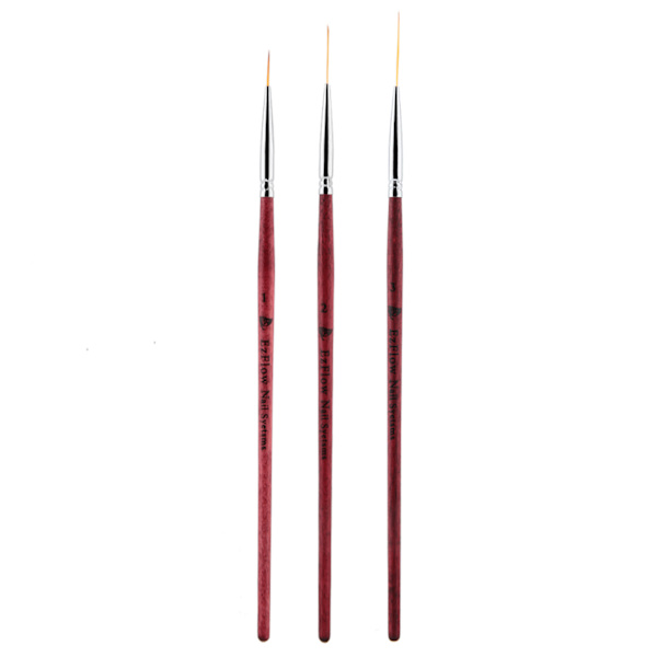 3 kpl Nail Art Liner Maalaus Harja sivellin kynä piirustus kynsien tee-se-itse manikyyri set