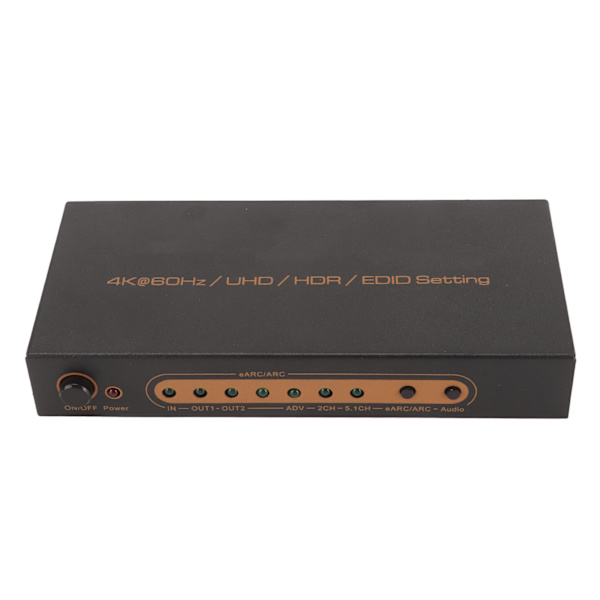 HD Multimedia Interface lyduttrekker 4K 60Hz HDR HD Multimedia Interface EARC ARC lyduttrekkeromformer 100‑240V EU-plugg
