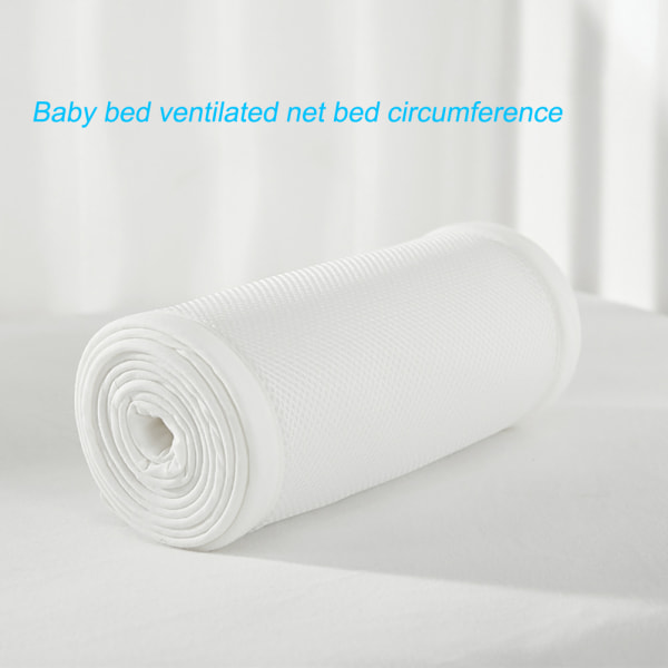 2 st Baby Crib Bumper Set Andas Mesh Crib Liner Anti Collision Bed Bumpers