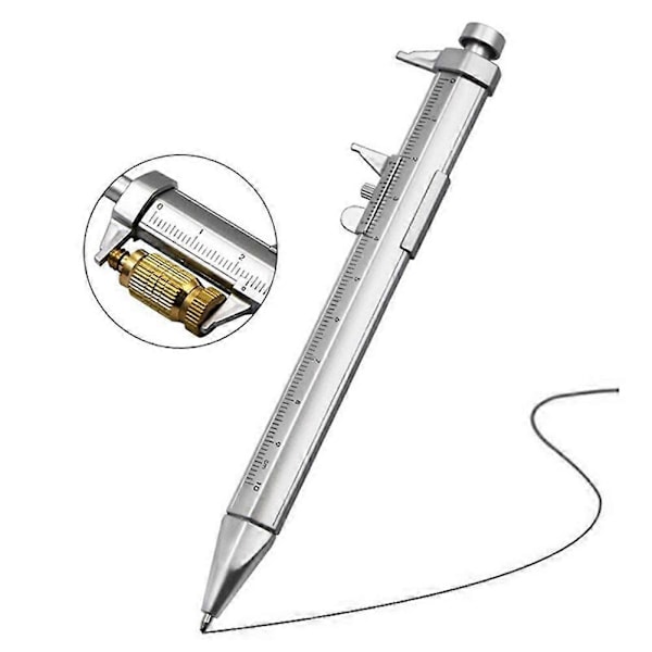 10 st Vernier Caliper 0-100mm Kulspetspenna Multifunktionsgadget