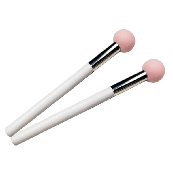 2 x Concealer Svampborste Under Ögon Concealer Borste för Flytande Foundation--